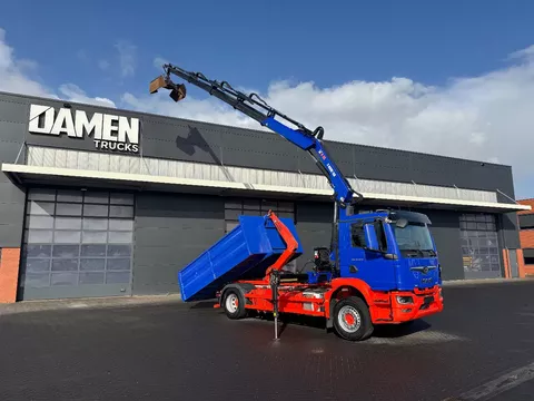 MAN TGM 18.290 4x2 HIAB X- HIDUO158 E-4 + Multilift haakarm