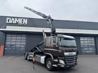 DAF CF 410 6x2 FASSI F 255A.2.25 + AJK Haakarmsysteem