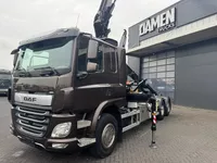 DAF CF 410 6x2 FASSI F 255A.2.25 + AJK Haakarmsysteem Foto