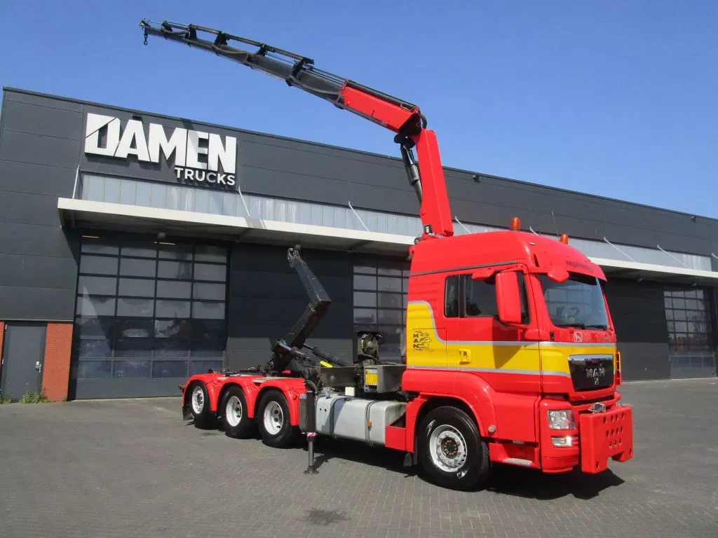 MAN TGS 35.440 TGS 35.440 8x4-4 Tridem Haakarm+ Kraan