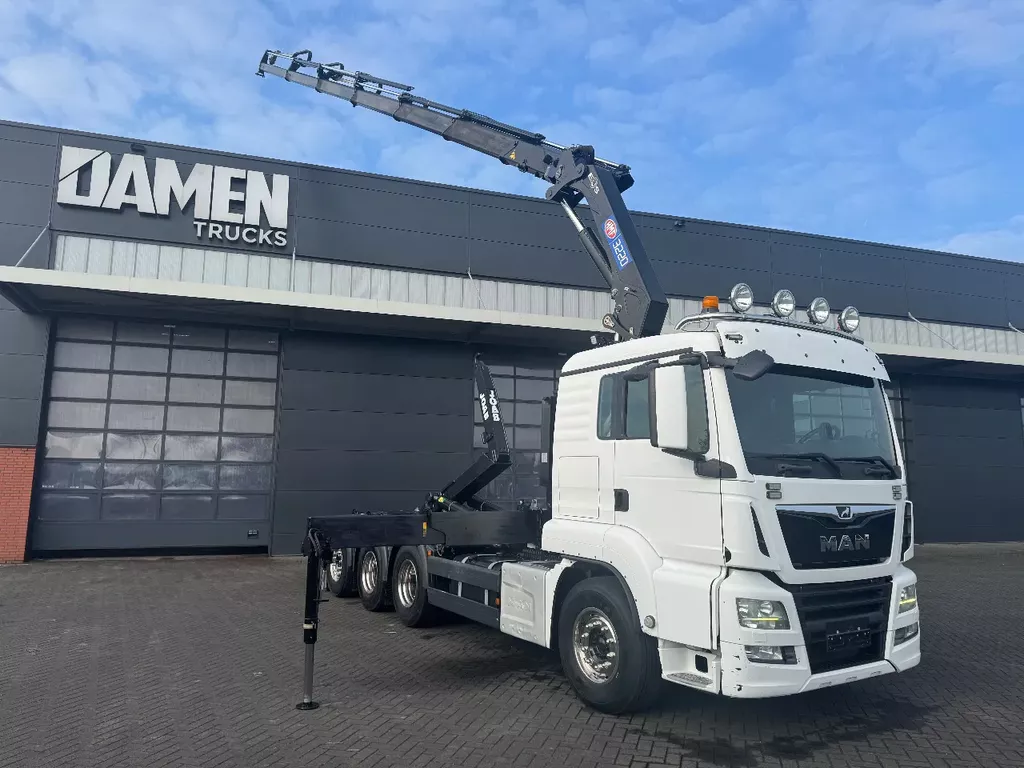 MAN TGS 35.500 8x4-4 BL HMF 3220 K6 + JOAB Haakarmsysteem