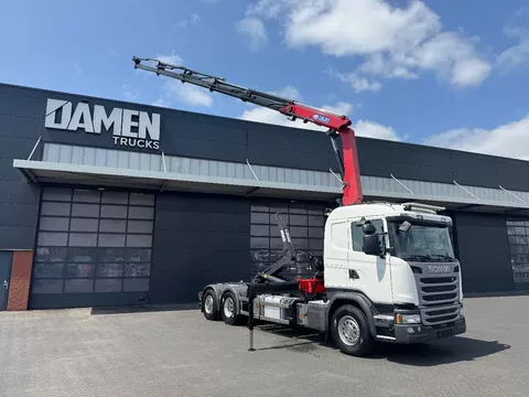 Scania G 410 LB 6x2 HMF 2620 K5 + JOAB Haakarmsysteem Scania G 410 LB 6x2 HMF 2620 K5 + JOAB Haakarmsysteem